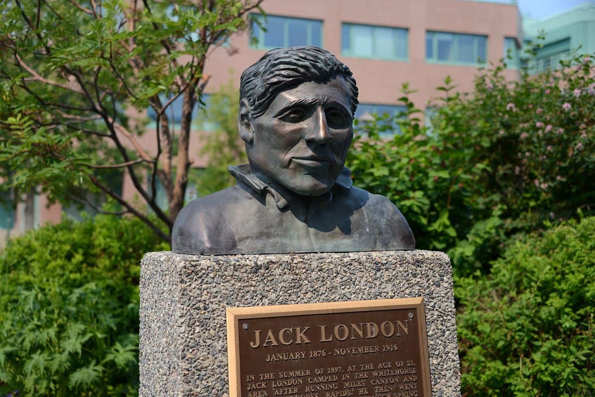 12 Jack London Statue In Whitehorse Yukon